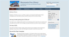 Desktop Screenshot of mazolibrary.org