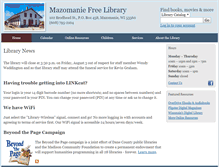 Tablet Screenshot of mazolibrary.org